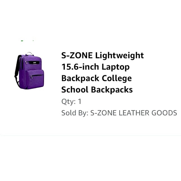 Szone Handbags - SZone Light purple laptop backpack